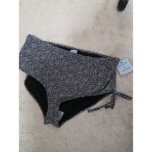 Shade & Shore high-waist bikini bottoms 1X New